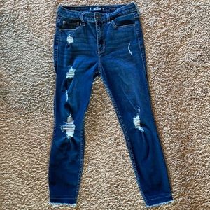 Hollister Classic Stretch High Rise Crop Super Skinny